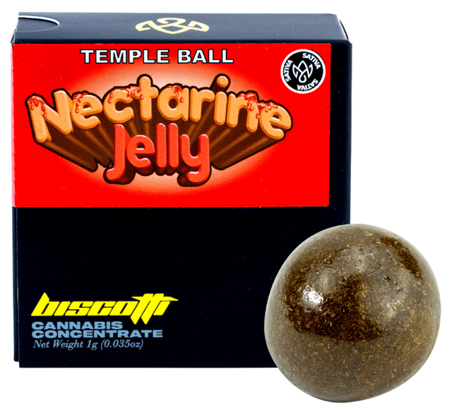 Biscotti Temple Ball 1g - Nectarine Jelly