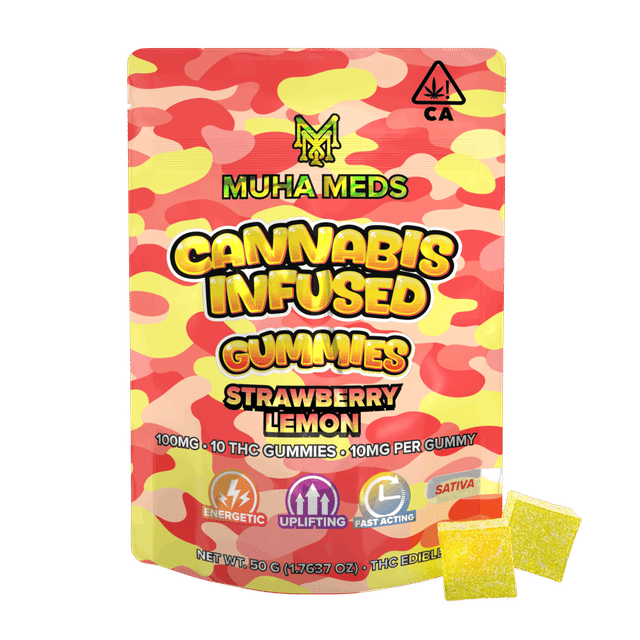 Strawberry Lemon Cannabis Infused Gummies