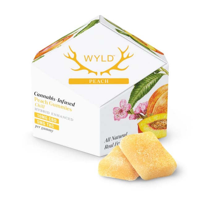 Peach 2:1 CBD + Hybrid Enhanced Gummies | 100:50mg