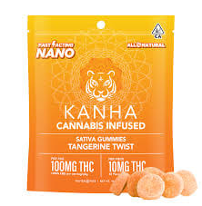 Tangerine Twist Nano Gummies (100Mg) (10Pk)