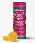 Good Tide Passion Fruit - Solventless Hash Rosin Gummies Thc:Cbd:Cbn