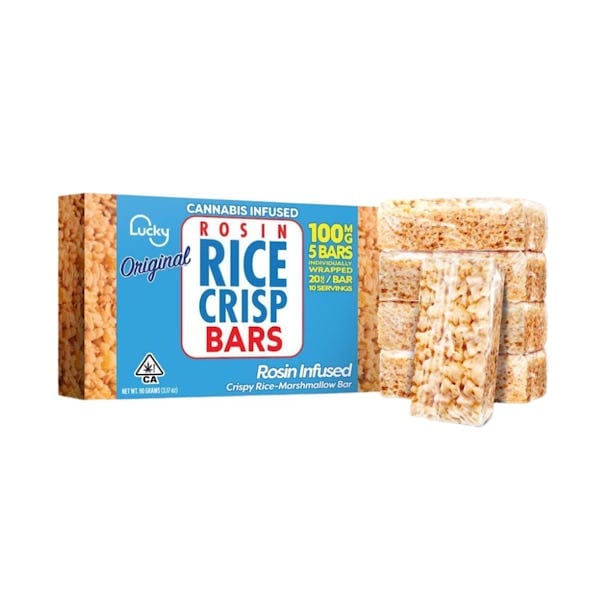 Original - Crispy Rosin 100mg Rice Bar (10 Pieces) - 100mg Hybrid Crispy Rice Treat
