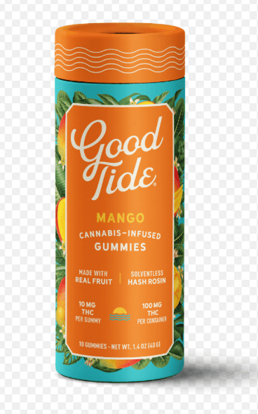 Good Tide Mango - Solventless Hash Rosin Gummies