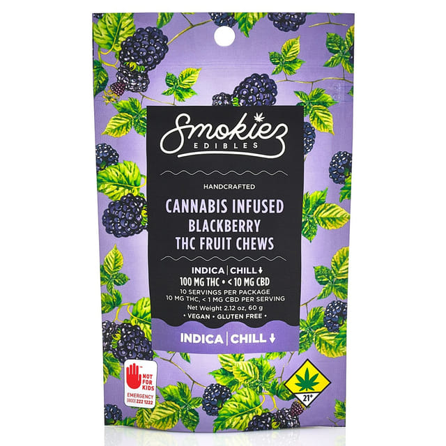 Blackberry (I) Fruit Chews 100mg *SPECIAL PRICING* - Blackberry (I)