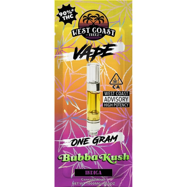 Bubba Kush - 1g Cartridge - 1g Indica Cartridge