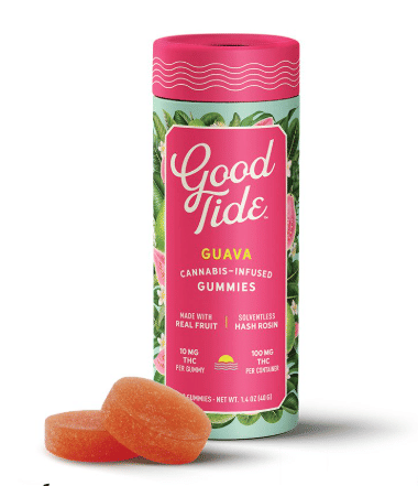 Good Tide Guava - Solventless Hash Rosin Gummies