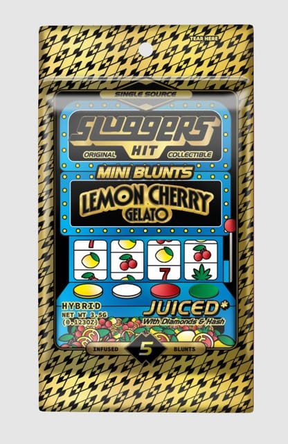 Sluggers - Mini Blunts Lemon Cherry Gelato Infused 5 Pack 3.5g - Sluggers - Mini Blunts Lemon Cherry Gelato Infused 5 Pack 3.5g