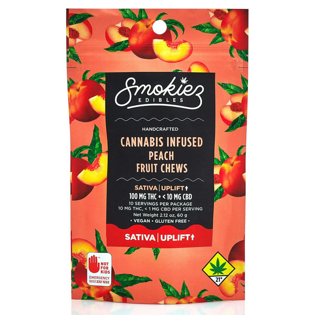 Peach (S) Fruit Chews 100mg *SPECIAL PRICING* - Peach (S)