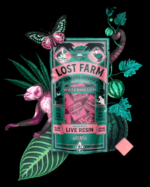 Lost Farm Chews Watermelon Gelato