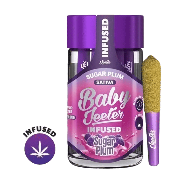 Sugar Plum - Baby Jeeter - Infused Pre-Rolls - 2.5g (5-Pack)