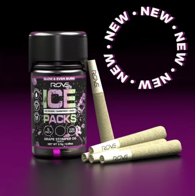 Grape Stomper OG Ice Pack 5Pk 2.5G Pre-Roll