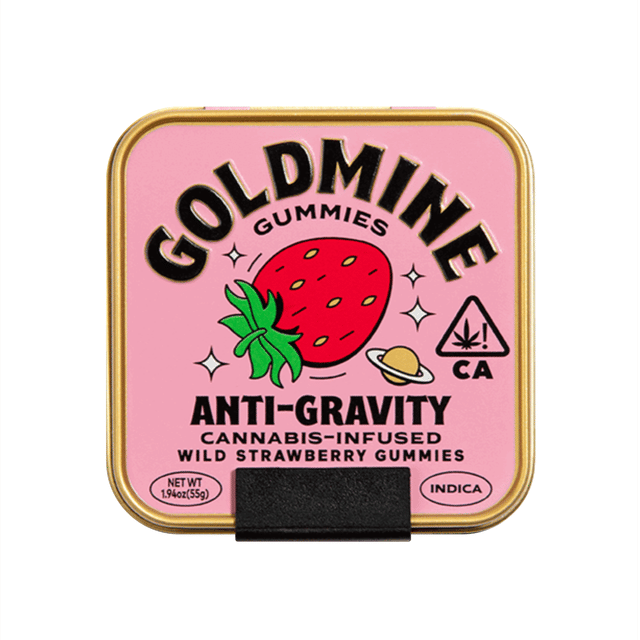 Tin: "Anti-Gravity" Wild Strawberry Gummies - 100mg