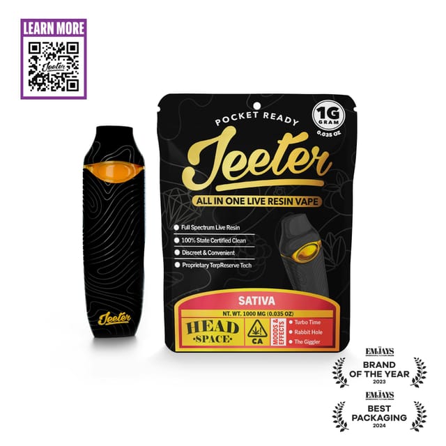 Jeeter: HeadSpace All-In-One Live Resin Disposable - 1g