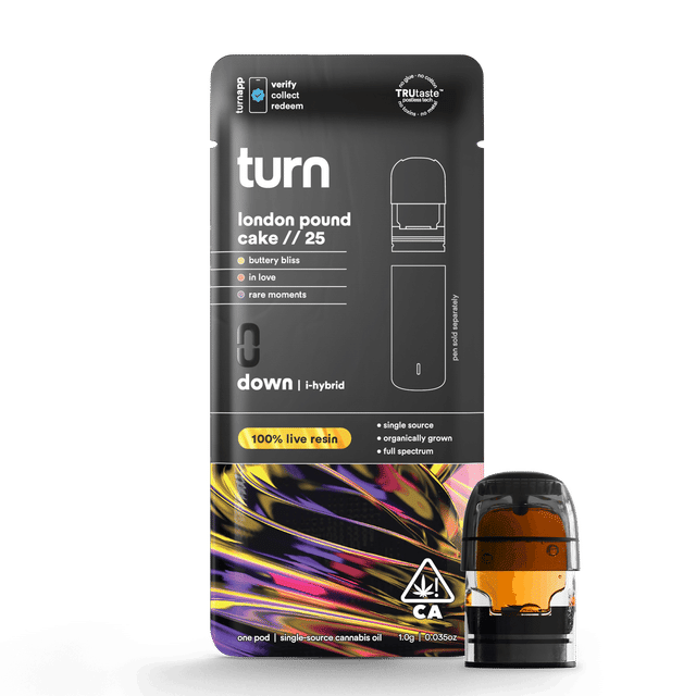 London Pound Cake (I/H) - Live Resin Pod 1g - London Pound Cake (I/H)