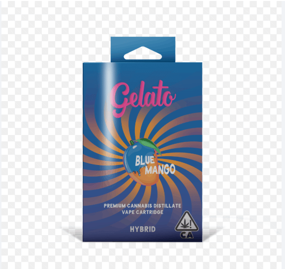 Gelato Flavors Cartridge 1g Hybrid Blue Mango