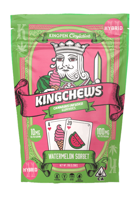 KINGCHEWS: Watermelon Sorbet Gummies - 100mg