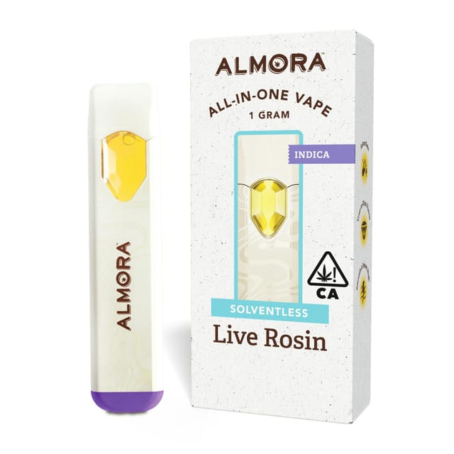 Solventless Live Rosin Master Kush AIO 1g