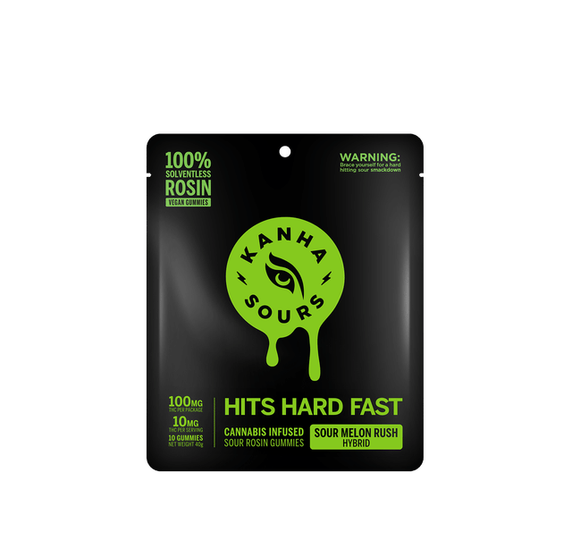 Sour Melon Rush 100mg Rosin Sours
