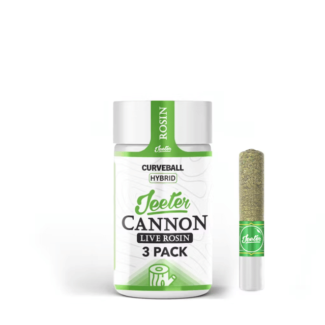 Curveball Live Rosin Cannon 3 Pack Pre-Roll