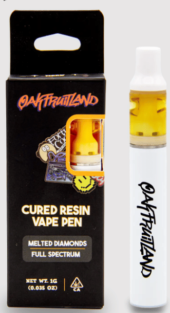OakFruitland Cured Resin 1G Vape Pen - Pandora's Box