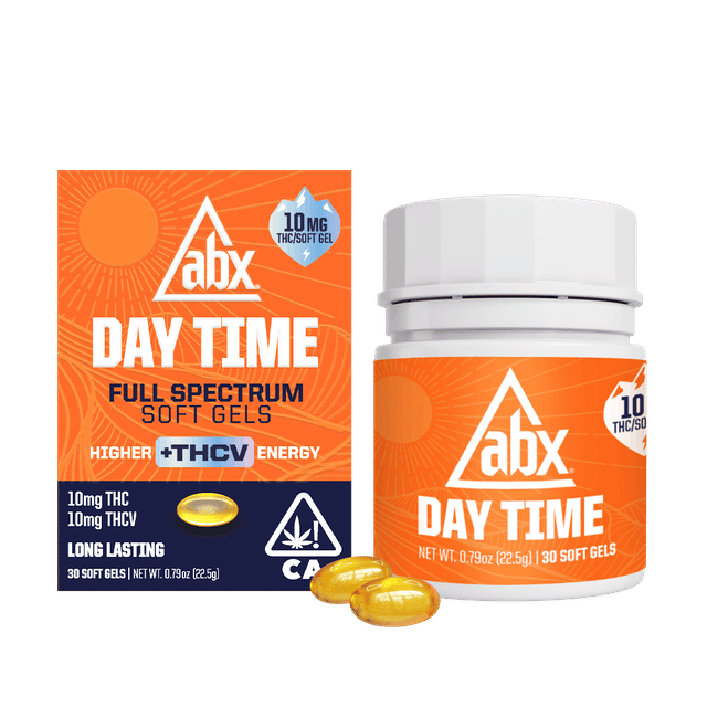 ABX Day Time - 10mg THC + 10mg THCV Soft Gels - 30ct