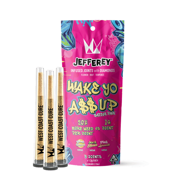 Wake Yo A$$ Up Pack - Jefferey Infused Joint 1.2g 3 Pack