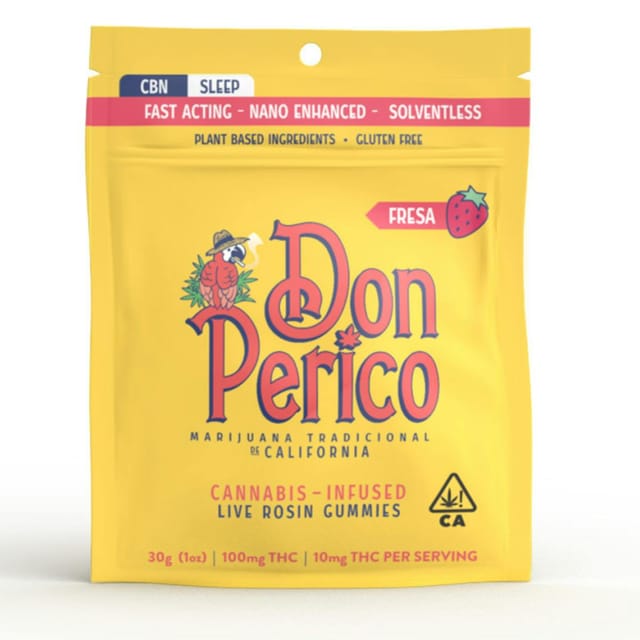 Fresa - Sleep 2:1 THC:CBN - NANO Rosin Gummies *DAILY BUY 2 GET 1* - Fresa CBN Nano Rosin Gummies 100mg (I)