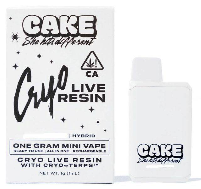 Cake Live Resin 1g Disposable - Maui Wowie
