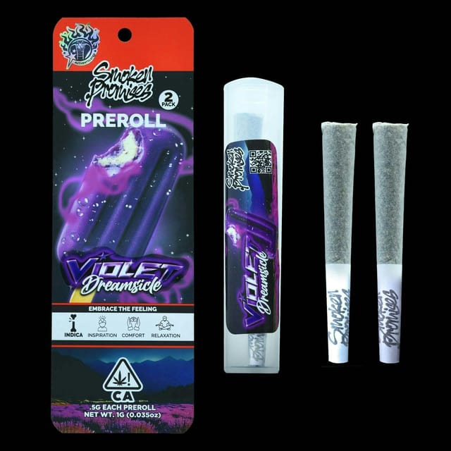 Violet Dreams 2pk .5g Pre-Rolls