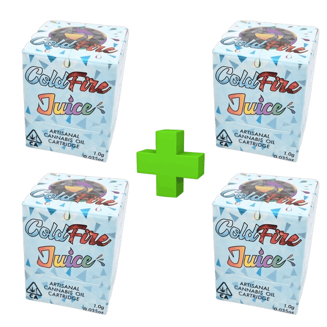 Buy 3 Get 1 ColdFire Juice Cart - Mixed Deal