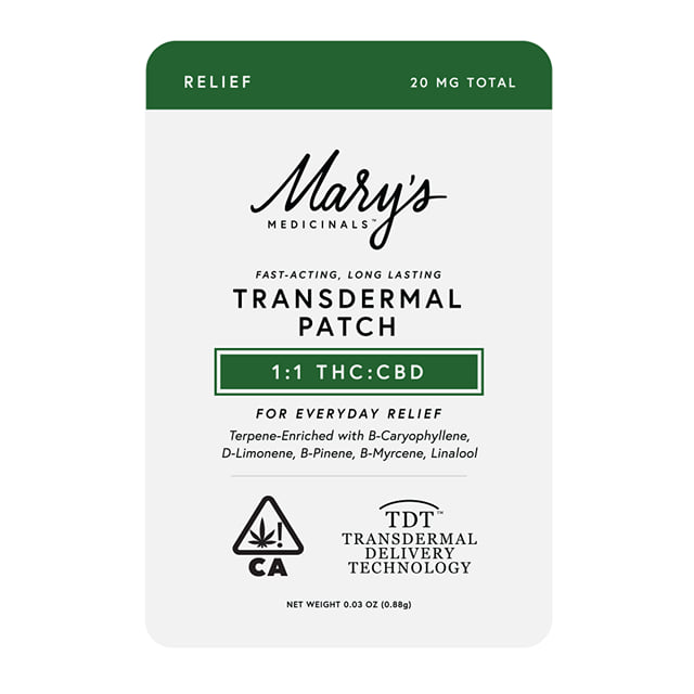 1:1 Relief CBD Patch Single