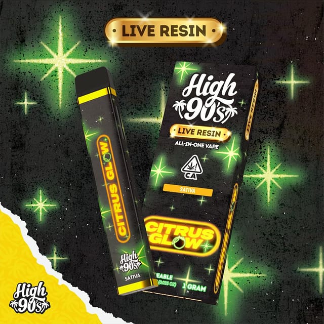 Citrus Glow 1G Live Resin All-In-One Vape