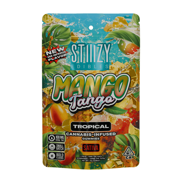 MANGO TANGO STIIIZY EDIBLES - 100MG GUMMIES