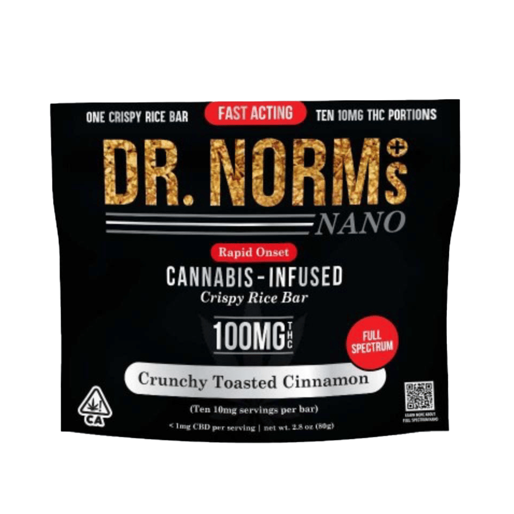 DR. NORM'S — Cinnamon Toast Nano Rice Crispy Treat