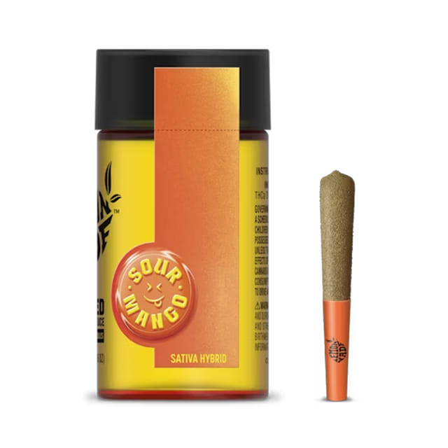 Sour Mango (S) Prerolls - 5pk - Sour Mango (S) 5pk