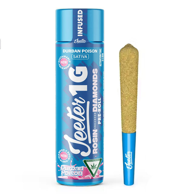 Durban Poison (S) - 1g Infused Preroll *B2G1 EVERYDAY* - Durban Poison (S)