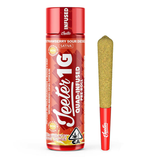 Strawberry Sour Diesel (S) - 1g Infused Preroll *B2G1 EVERYDAY* - Strawberry Sour Diesel (S)