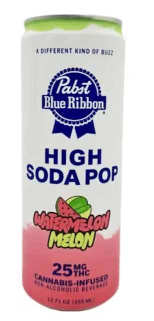 Watermelon Melon 25mg Infused Seltzer Single Can - Can