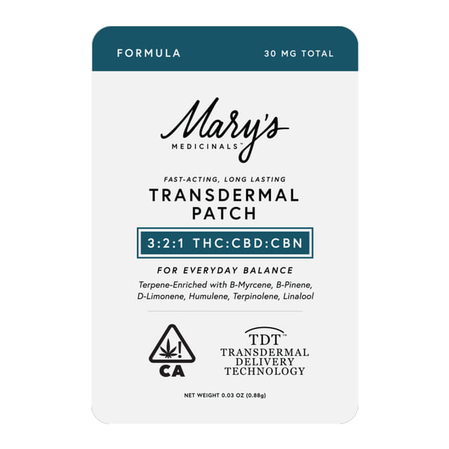3:2:1 Formula Patch Single