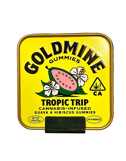 Tropic Trip Guava & Hibiscus Gummy Tin - 100 MG THC