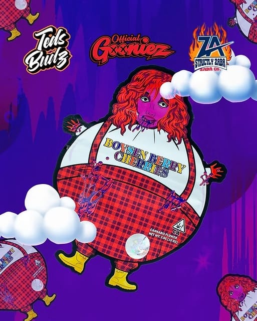 Teds Budz - Boysen Berry Cherries 3.5g - Teds Budz - Boysen Berry Cherries 3.5g