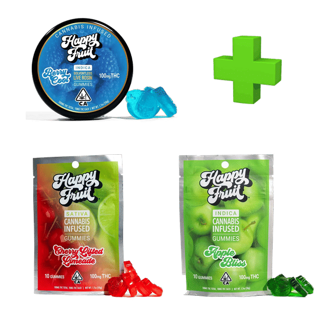 Buy 2 Get 1 Happy Fruit Gummies - Mixed Deal