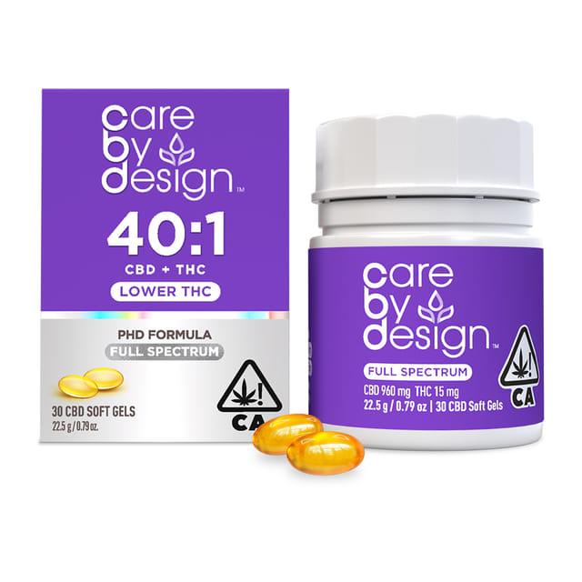 40:1 CBD:THC Soft Gels - 30ct - 40:1 Capsules 30ct