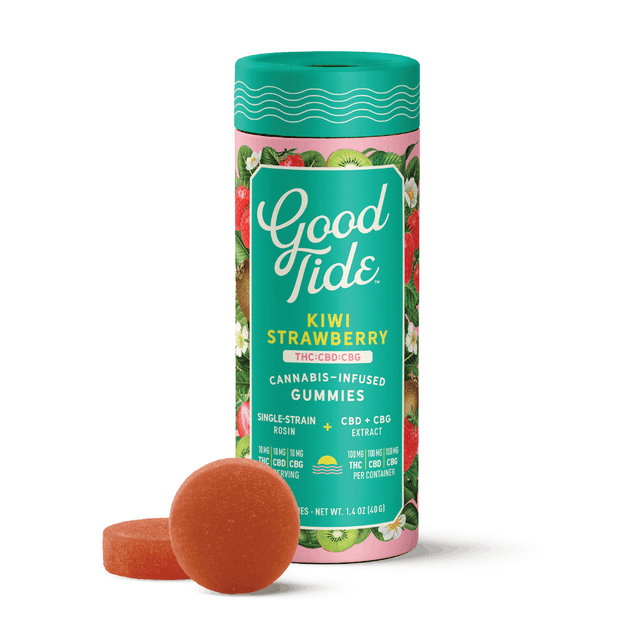 Kiwi Strawberry Thc:Cbd:Cbg Gummies (100mg) (10pk)