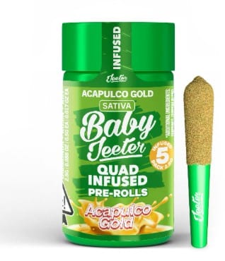 *BOGO Acapulco Gold Infused Baby Jeeter 0.5g Preroll 5 Pack Must buy another Jeeter product to purchase this