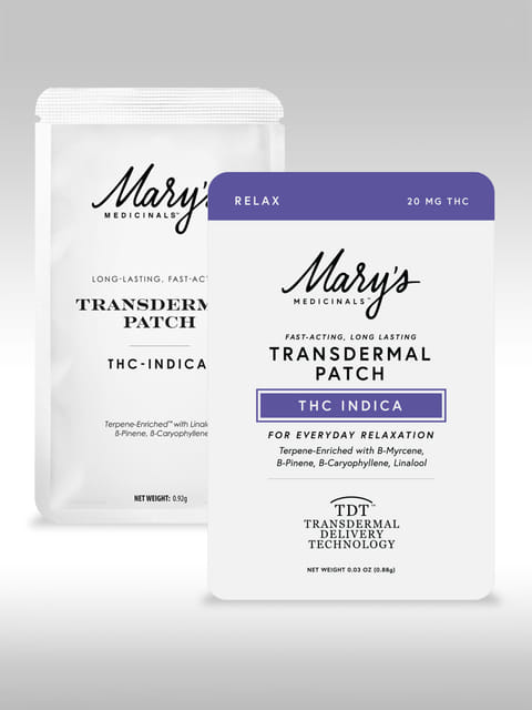 Relax THC Indica Transdermal Patch