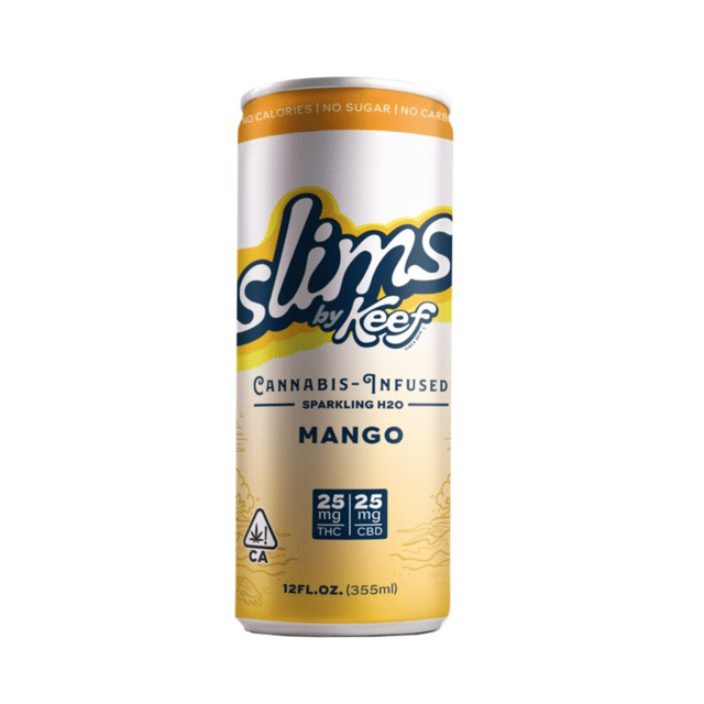 Slims | 1:1 Mango THC 25mg: CBD 25mg - 12oz