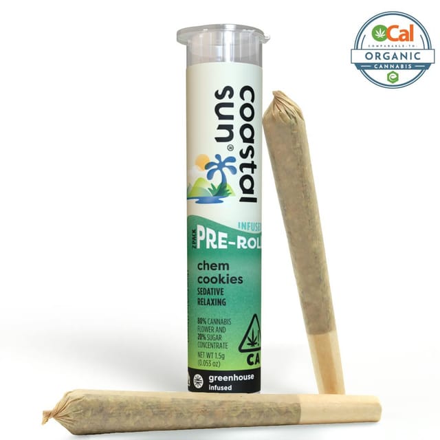 Chem Cookies Infused Greenhouse 0.75g Pre-Roll 2pk 1.5g