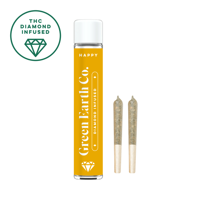 Carambola | Diamond Infused Earth Tube Pre Roll 2pk (0.5g x 2) - 1g