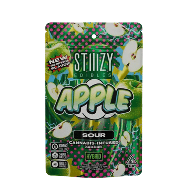 Sour Apple Gummies (100MG) (10Pk)